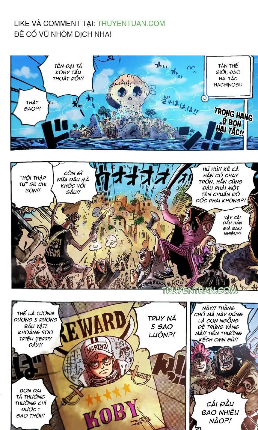 One Piece chương 1080, trang 2