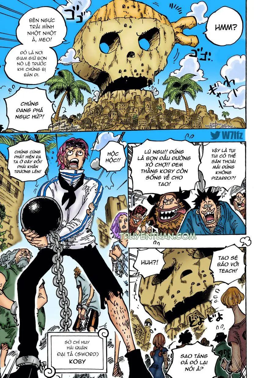 One Piece chương 1080, trang 3