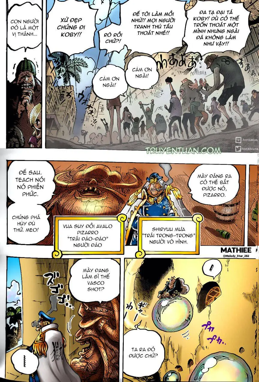 One Piece chương 1080, trang 4