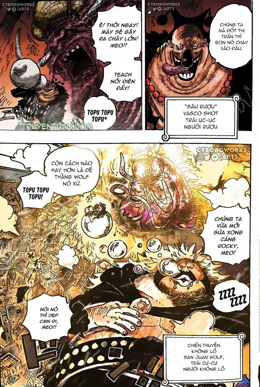 One Piece chương 1080, trang 5
