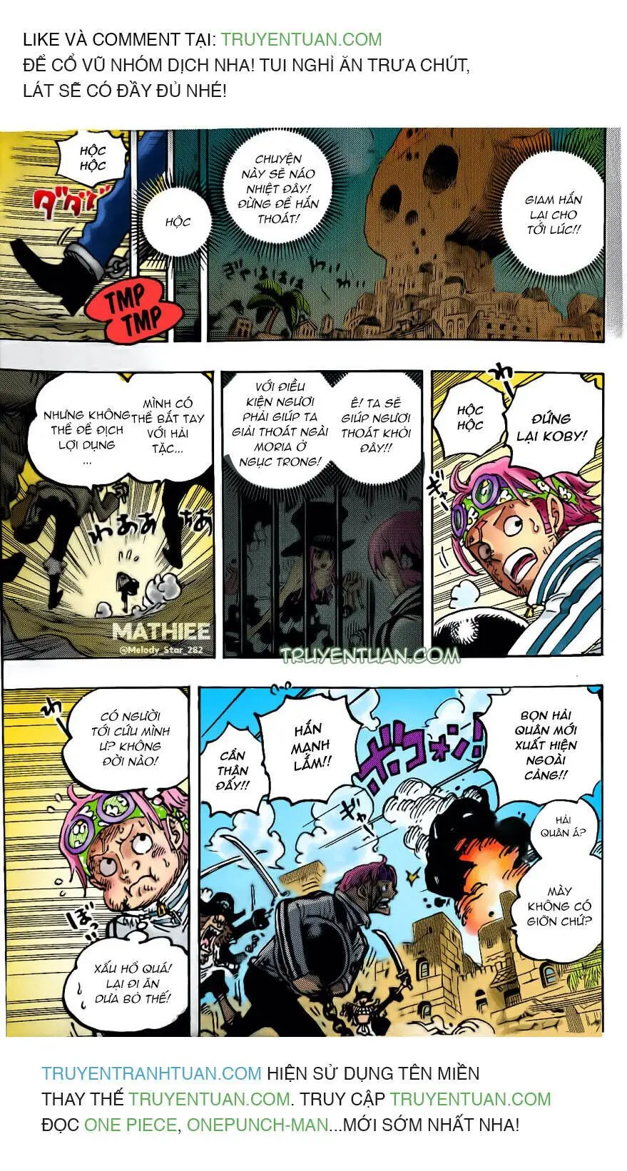 One Piece chương 1080, trang 9