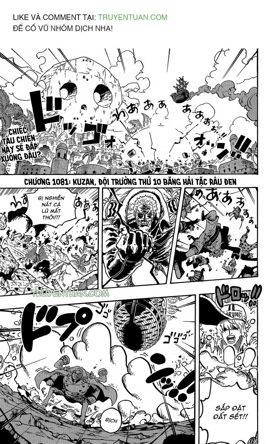 One Piece chương 1081, trang 3