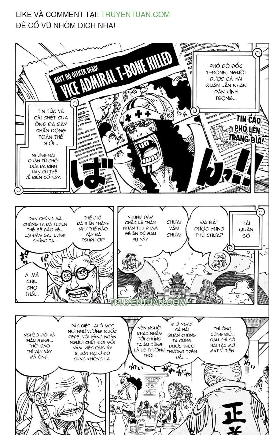 One Piece chương 1082, trang 2
