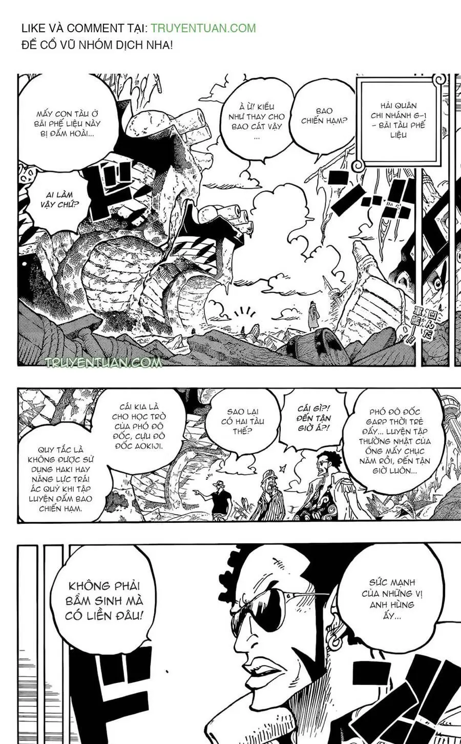 One Piece chương 1087, trang 4