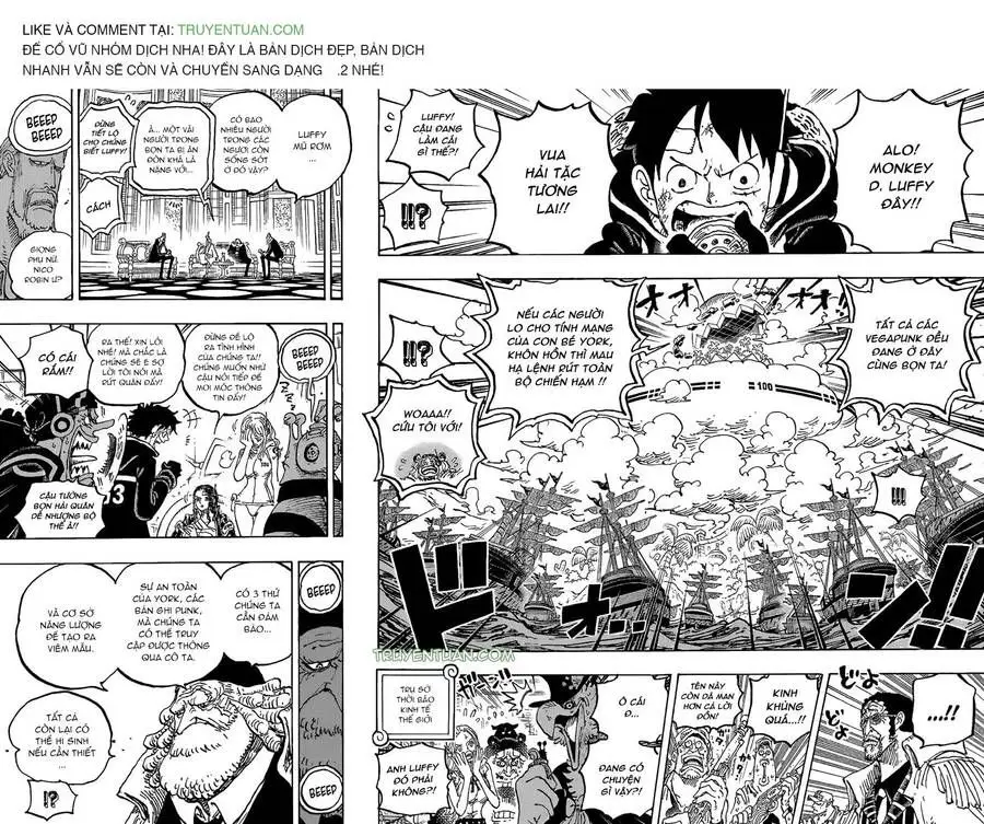 One Piece chương 1090, trang 2