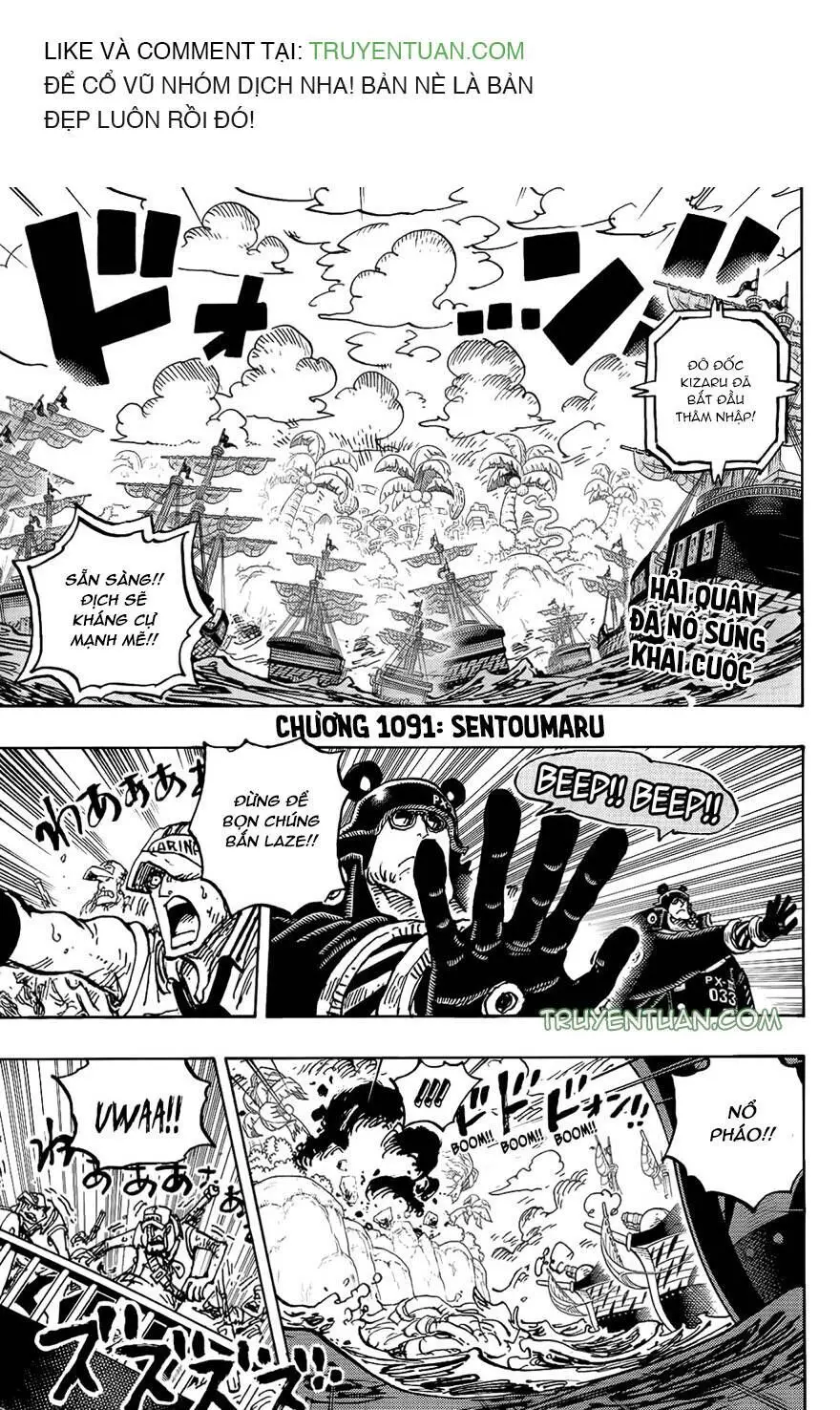 One Piece chương 1091, trang 4
