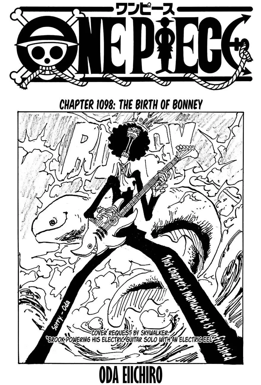 One Piece chương 1098, trang 2
