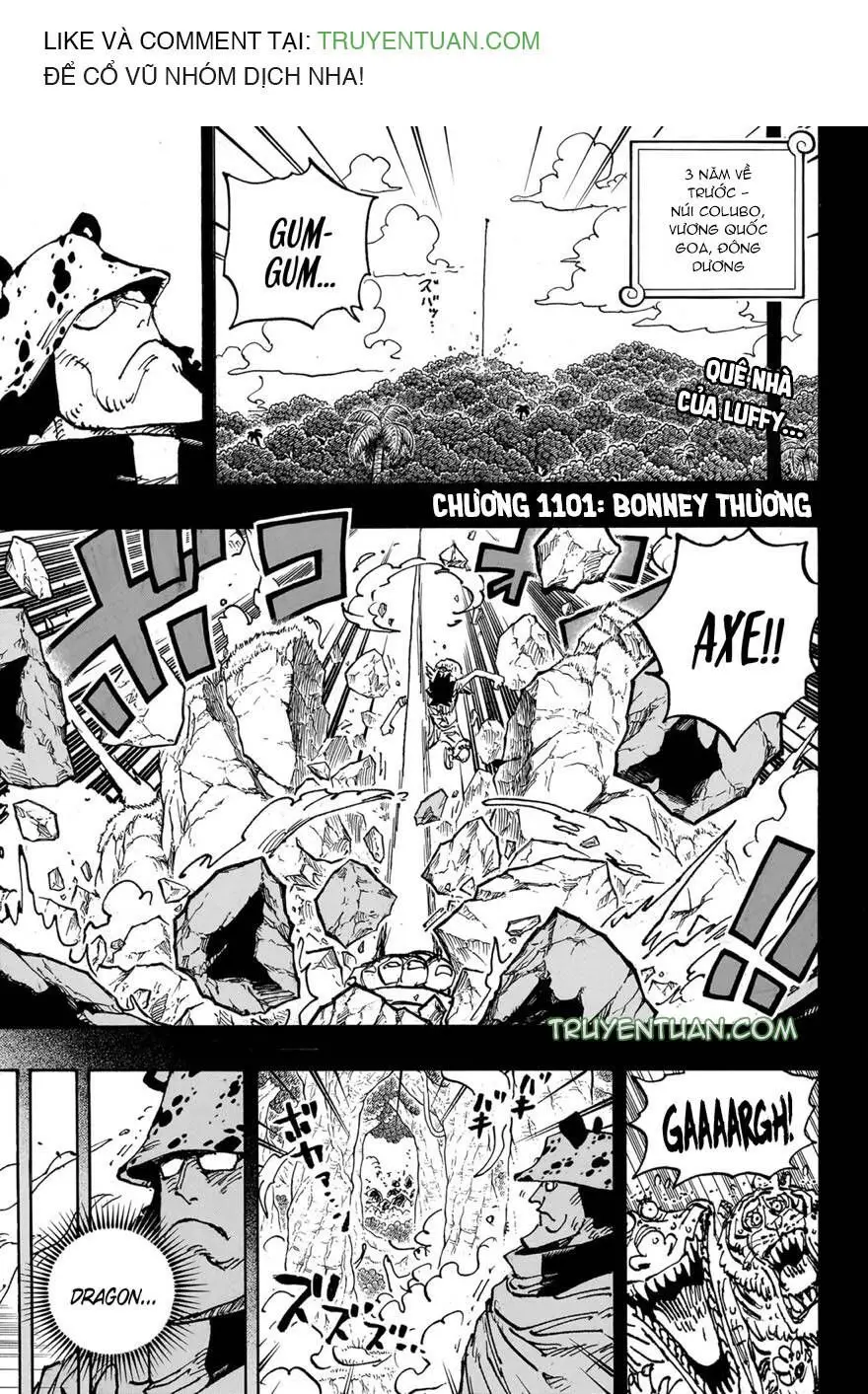 One Piece chương 1101, trang 4