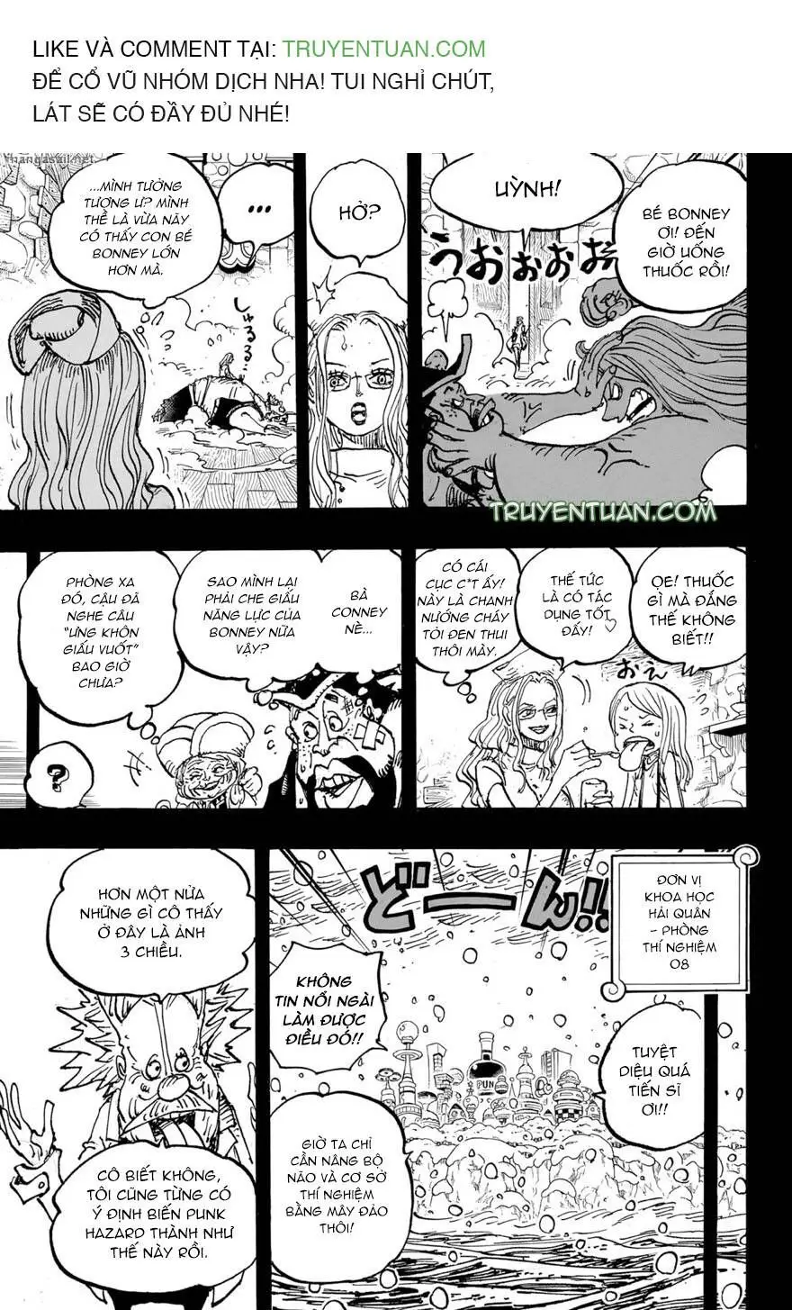 One Piece chương 1101, trang 10
