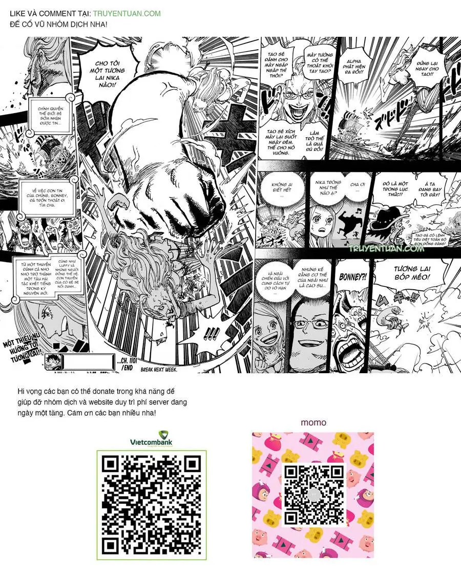 One Piece chương 1101, trang 17