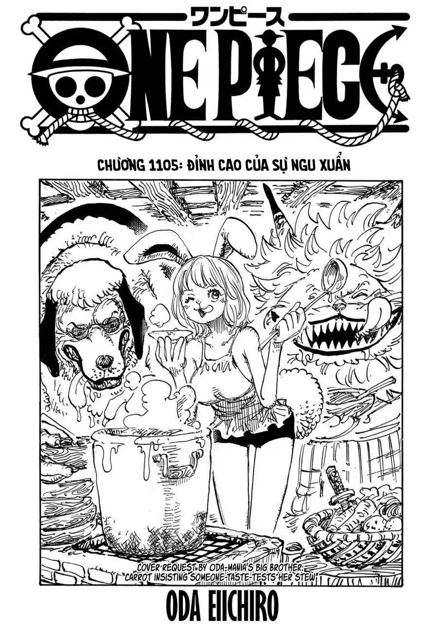 One Piece chương 1105, trang 2