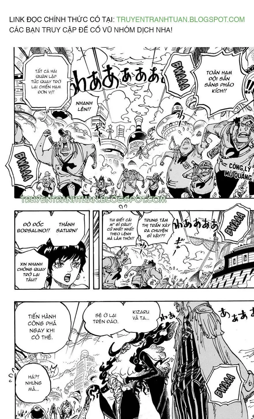 One Piece chương 1105, trang 3
