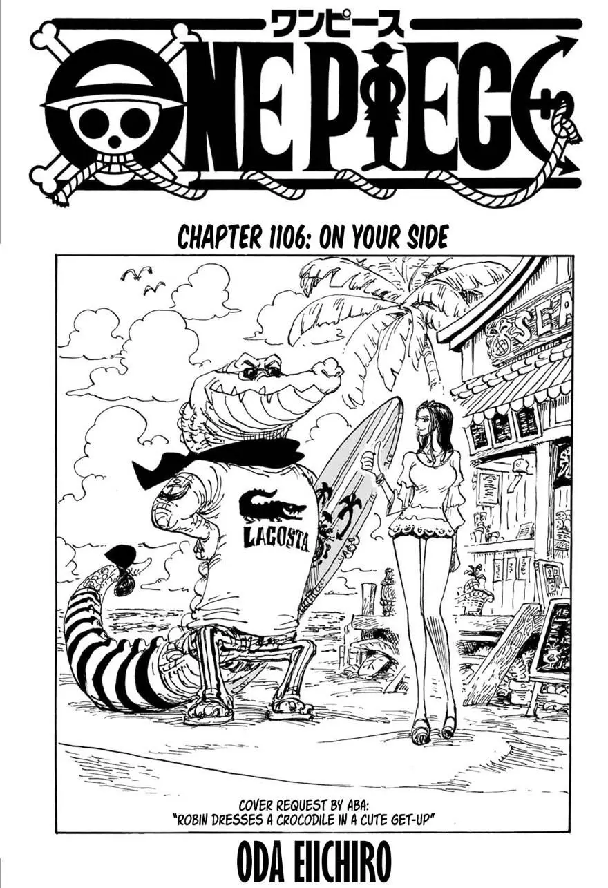 One Piece chương 1106, trang 1