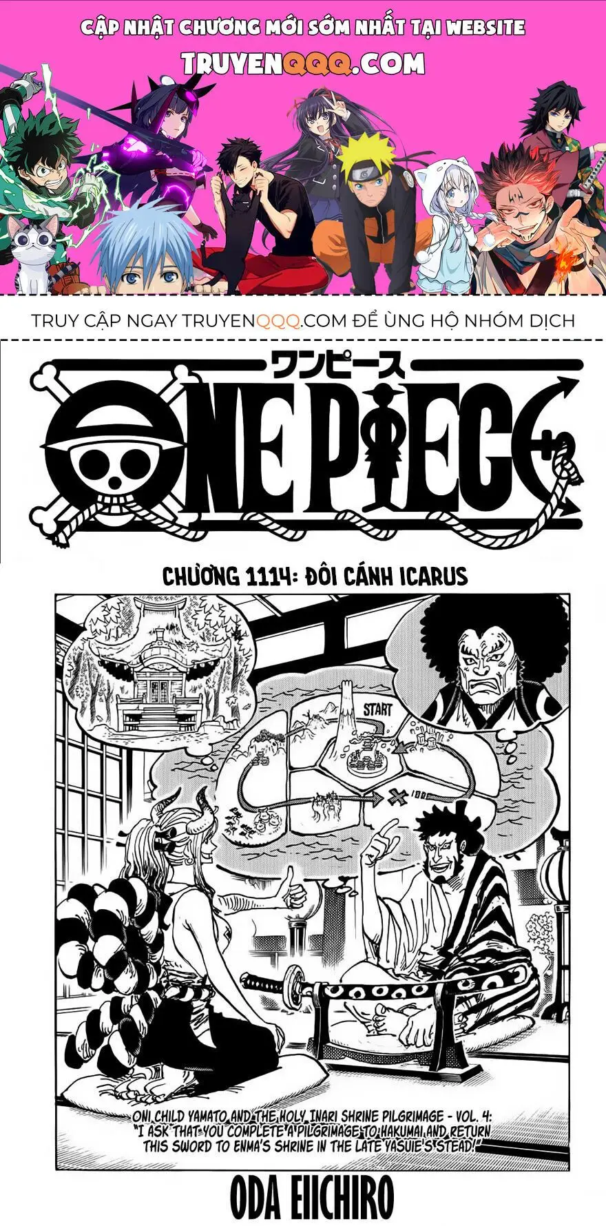 One Piece chương 1114, trang 1