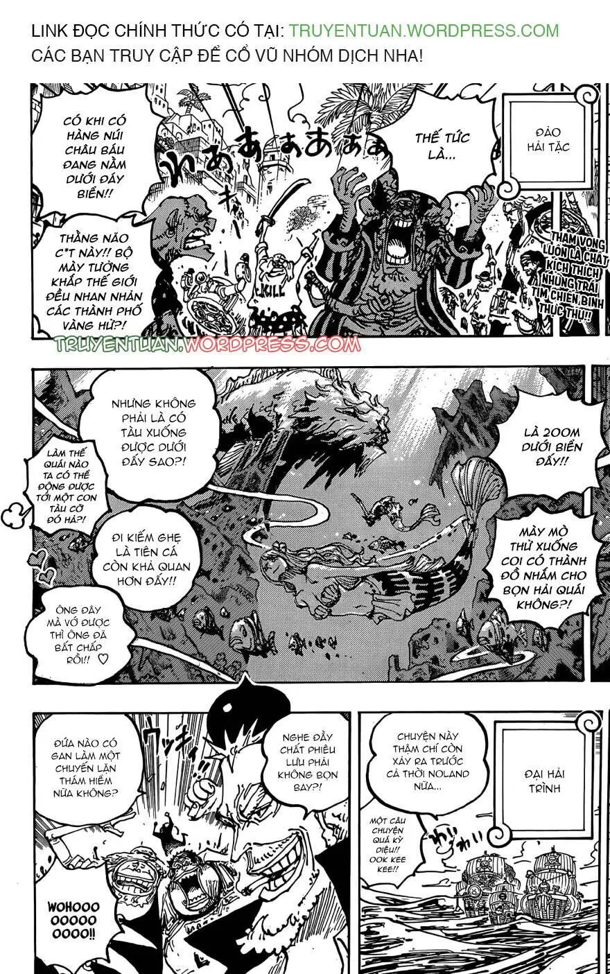 One Piece chương 1117, trang 3