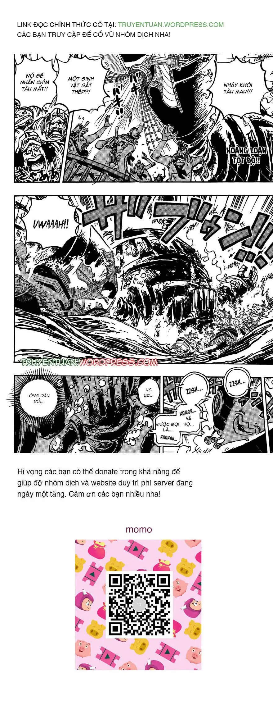 One Piece chương 1118, trang 3