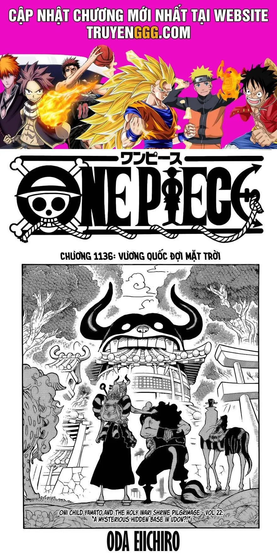 One Piece chương 1136, trang 1