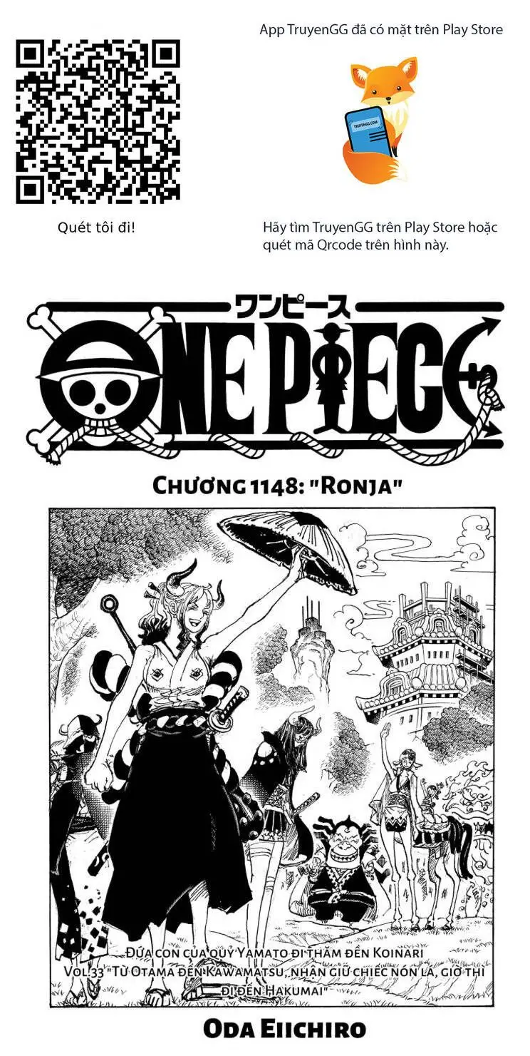 One Piece chương 1148, trang 1