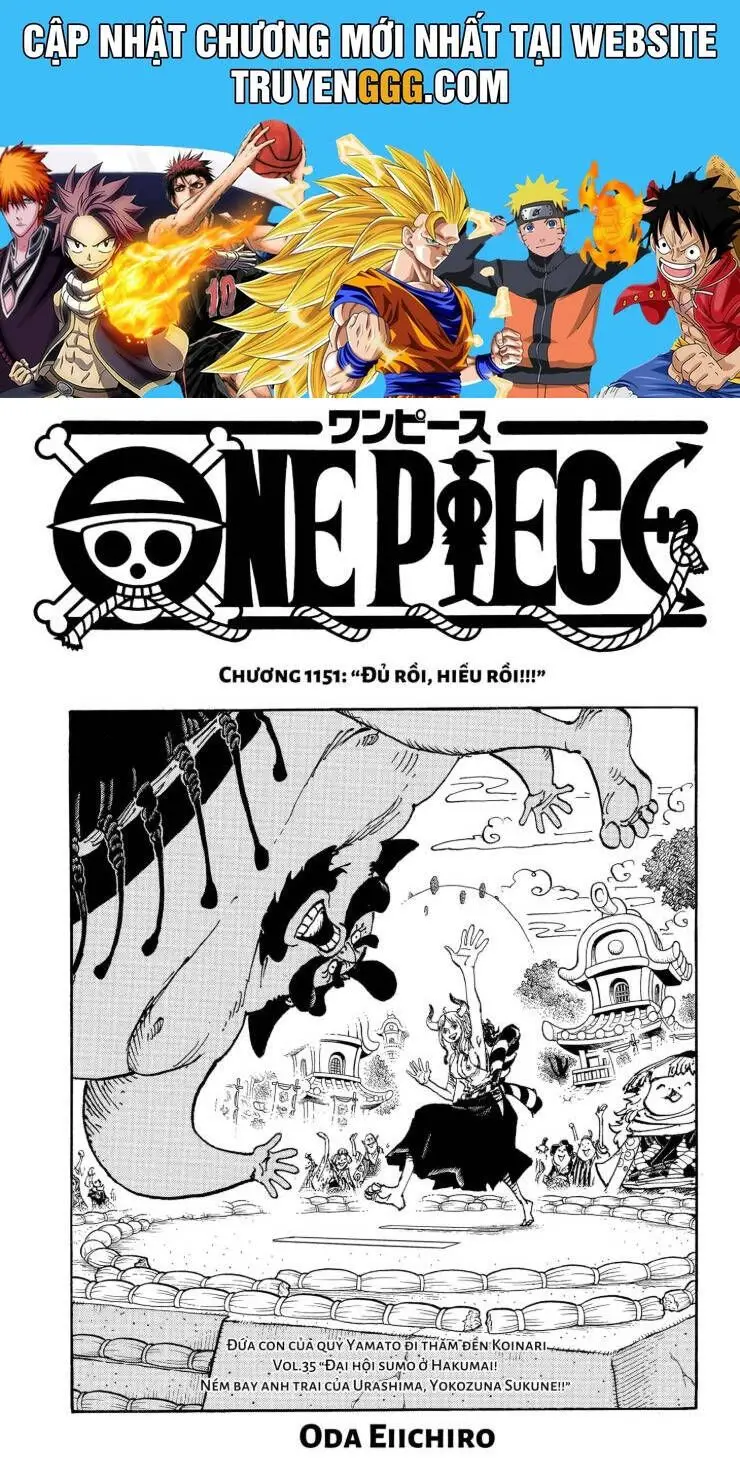 One Piece chương 1151, trang 1