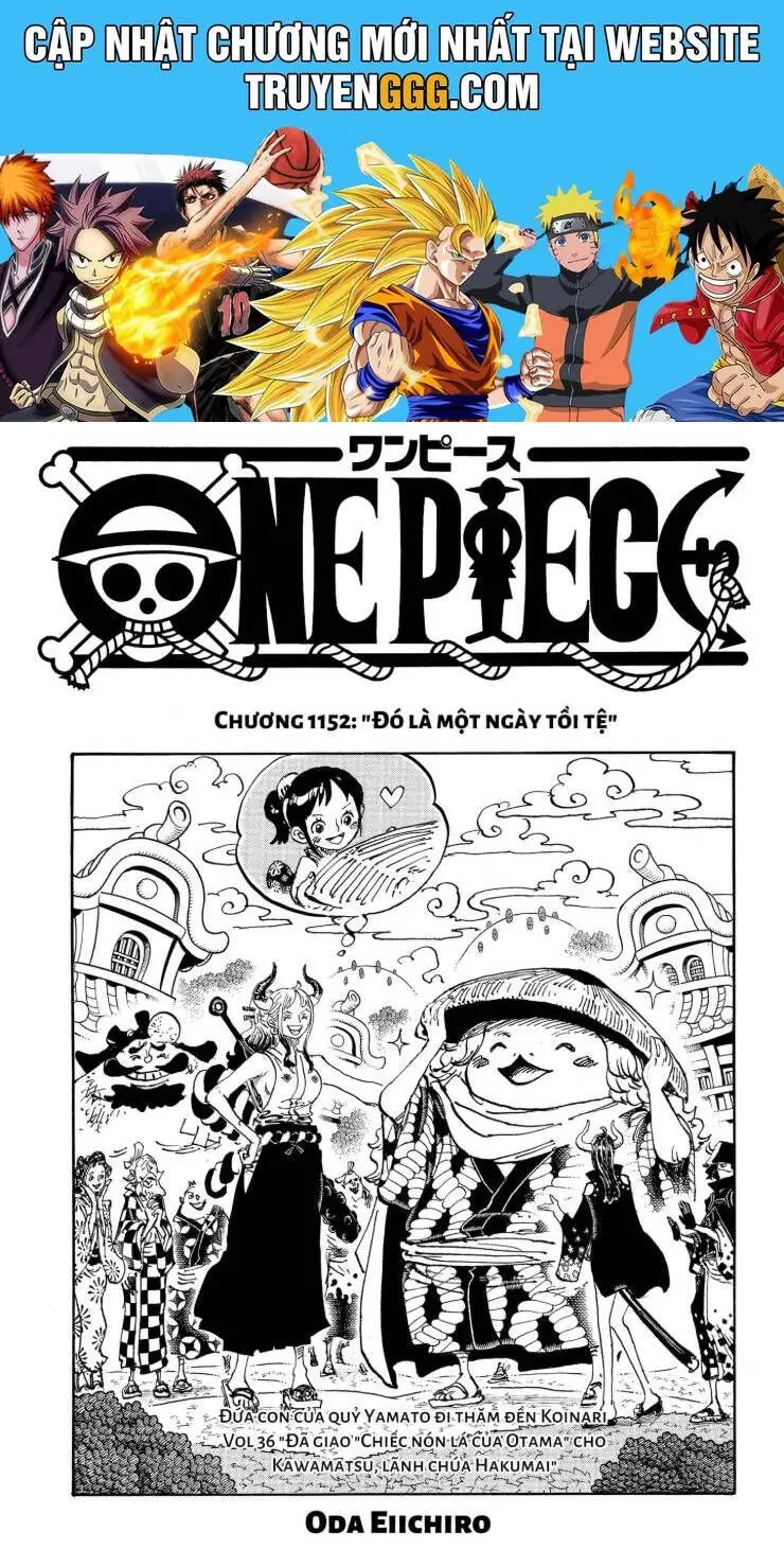 One Piece chương 1152, trang 1