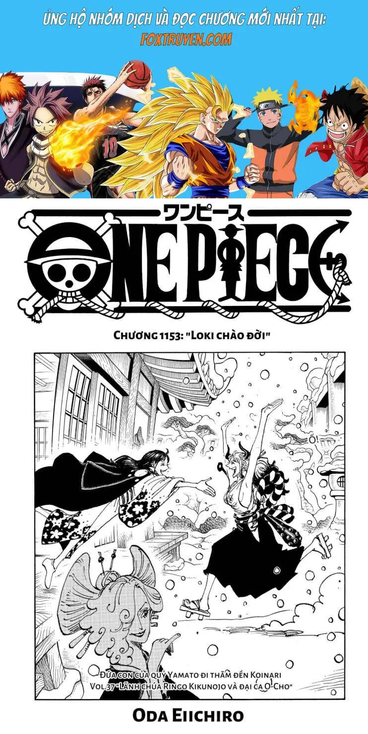 One Piece chương 1153, trang 1