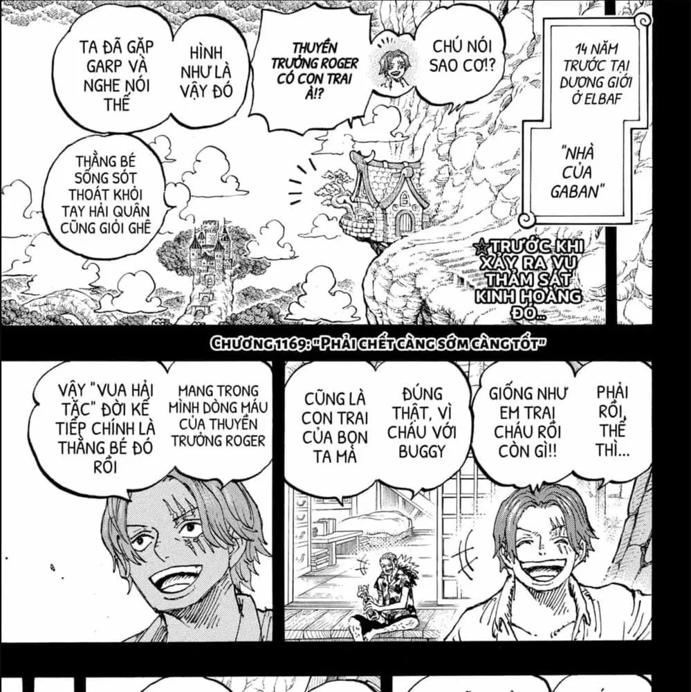 One Piece chương 1169, trang 1