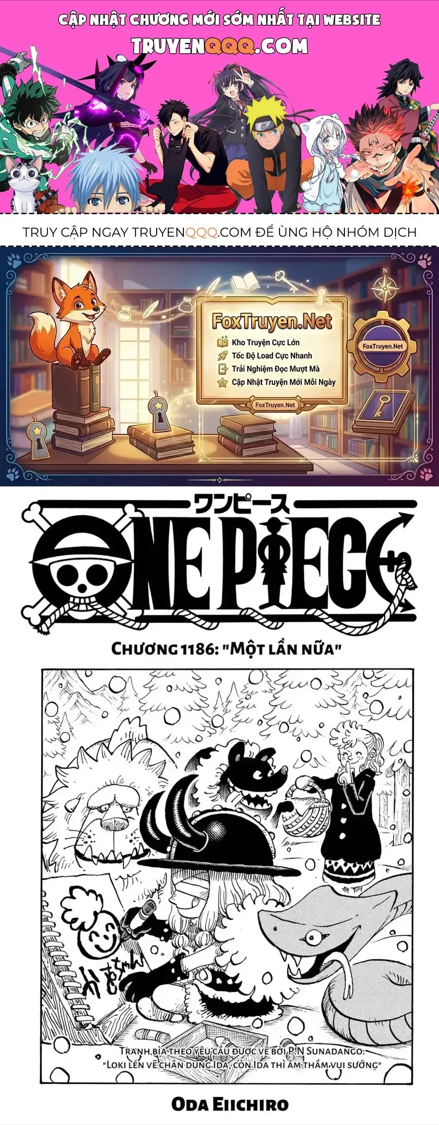 One Piece chương 1186, trang 1