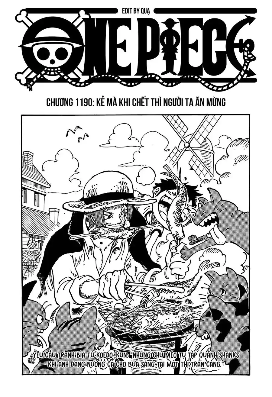 One Piece chương 1190, trang 2