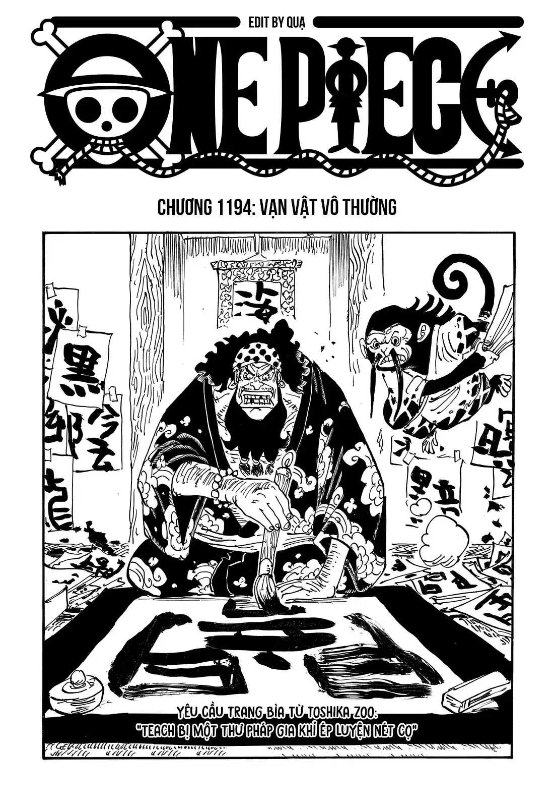One Piece chương 1194, trang 1