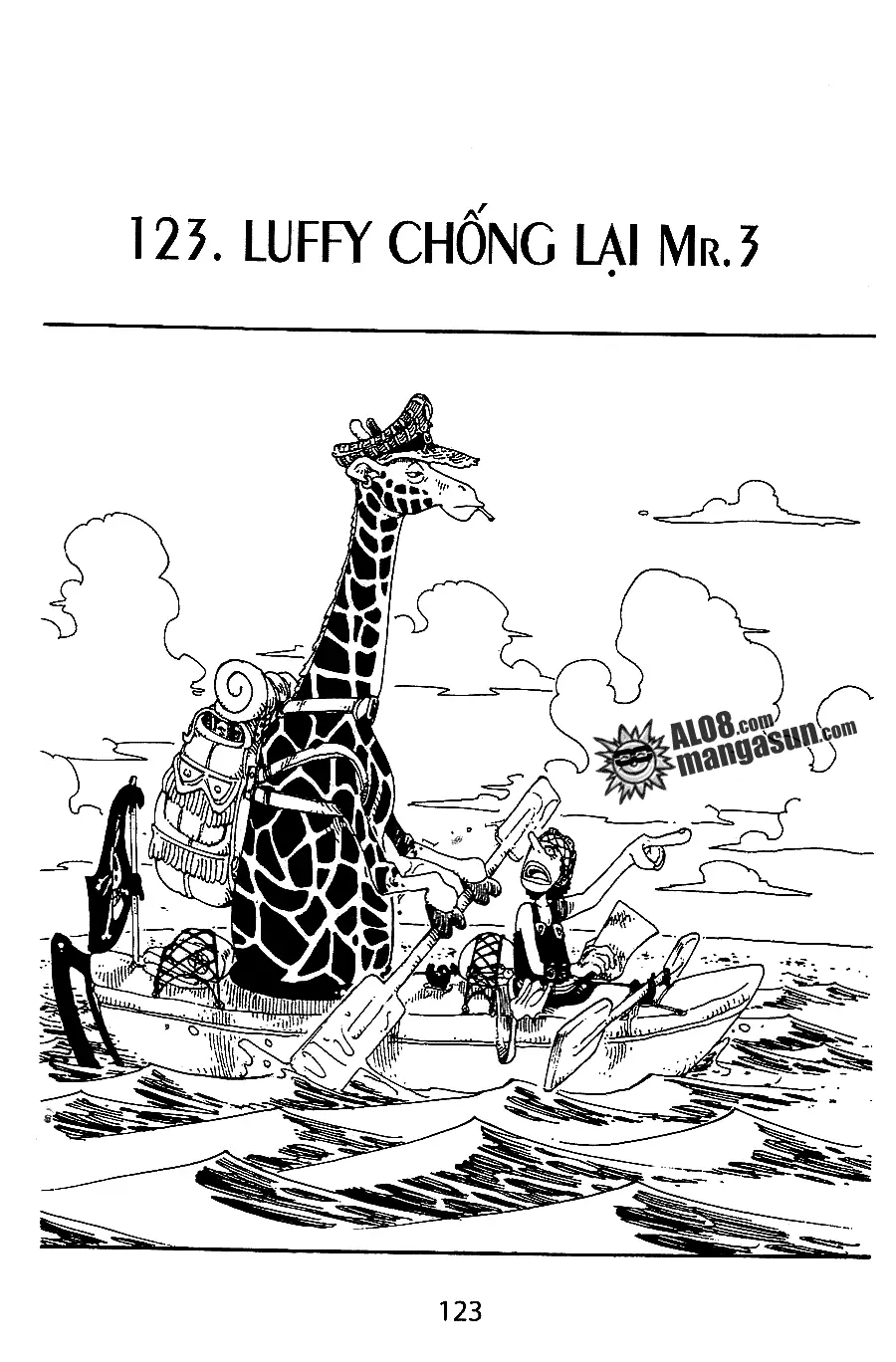 One Piece chương 123, trang 1