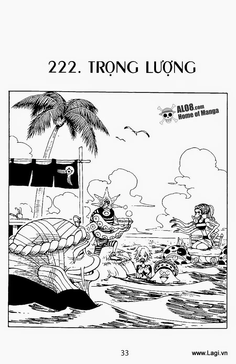 One Piece chương 222, trang 1