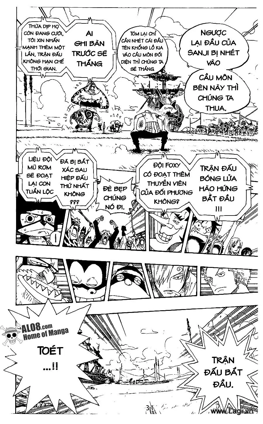 One Piece chương 310, trang 8