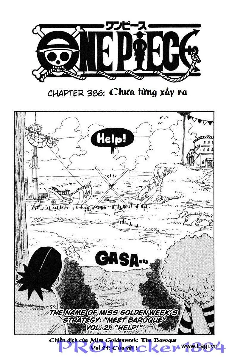 One Piece chương 386, trang 1