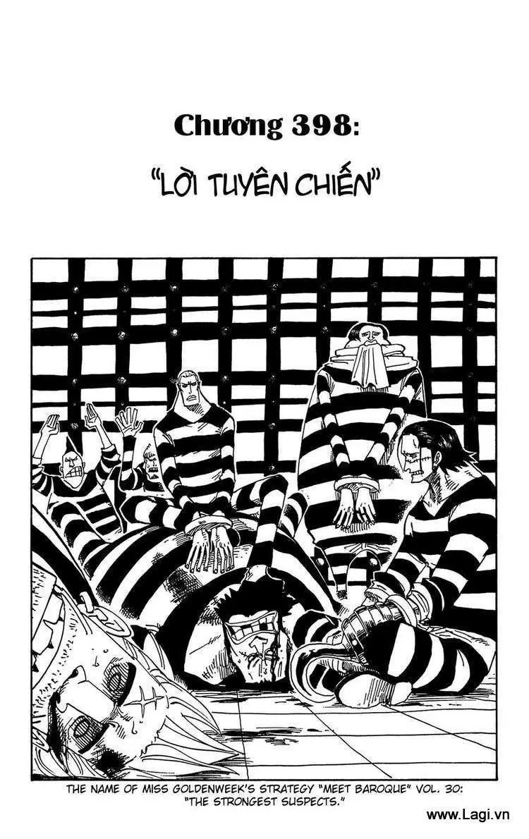 One Piece chương 398, trang 1