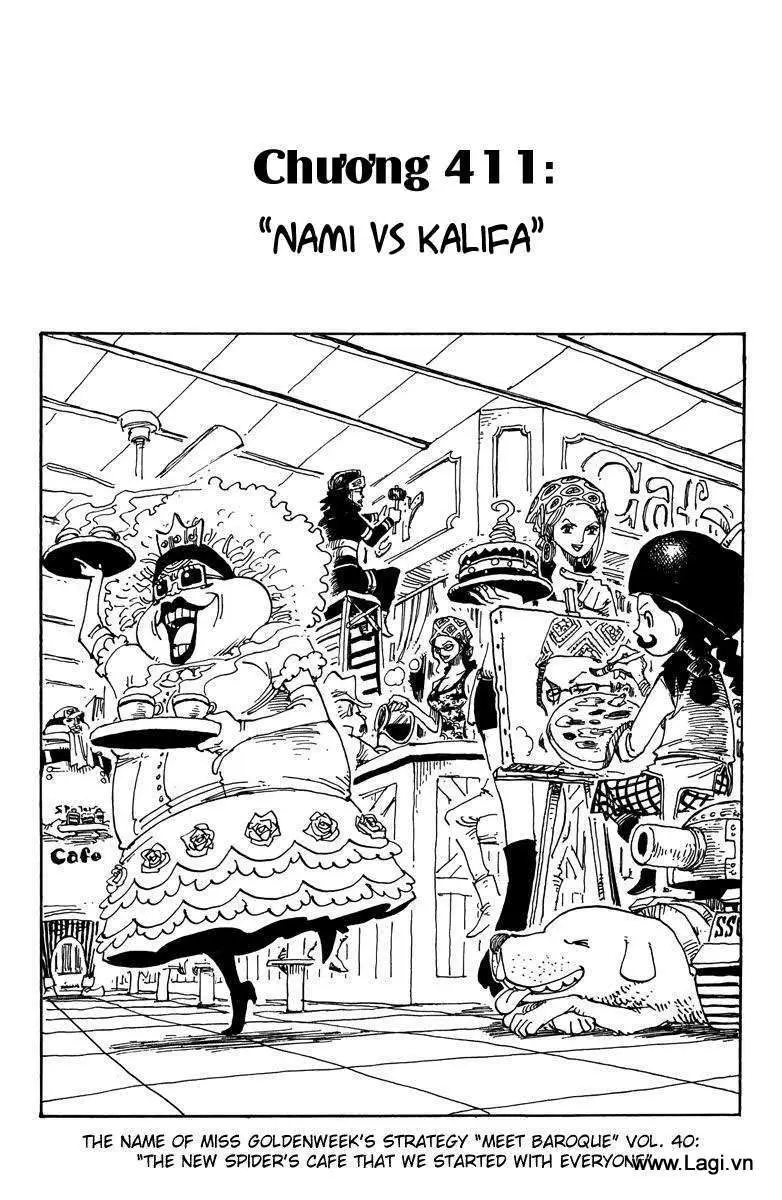 One Piece chương 411, trang 1