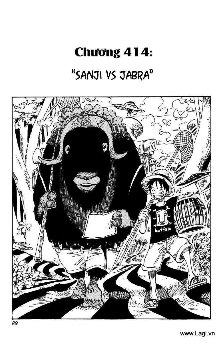 One Piece chương 414, trang 1