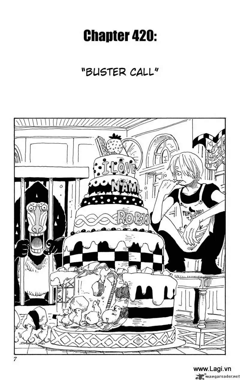 One Piece chương 420, trang 1