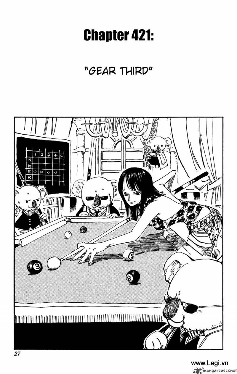 One Piece chương 421, trang 1
