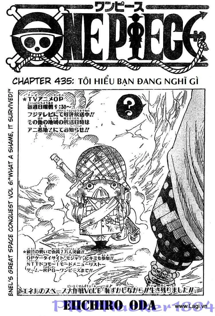 One Piece chương 435, trang 1