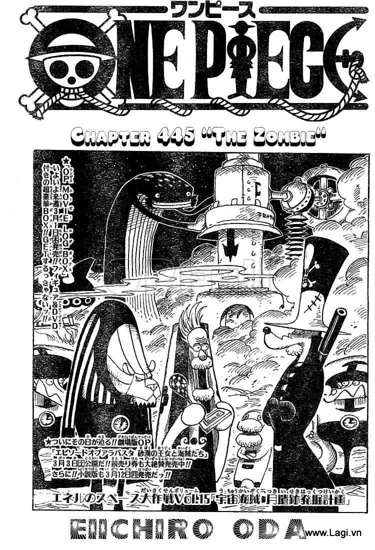 One Piece chương 445, trang 1