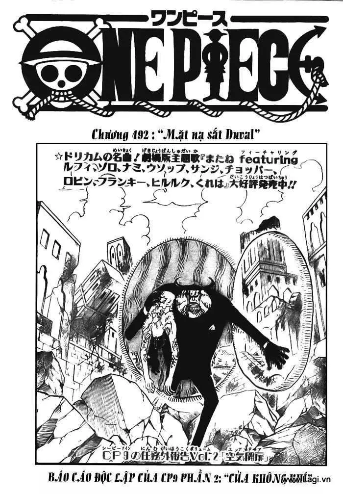 One Piece chương 492, trang 1