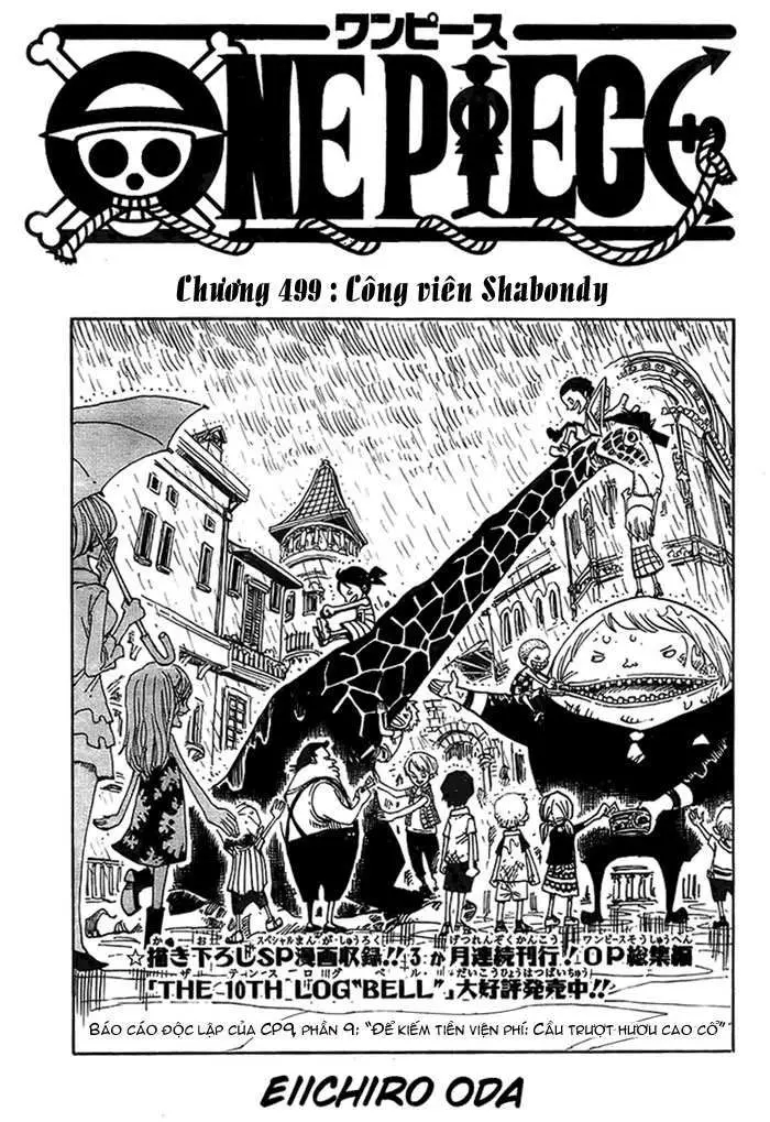 One Piece chương 499, trang 1
