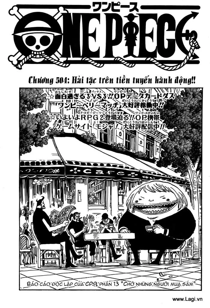 One Piece chương 504, trang 1
