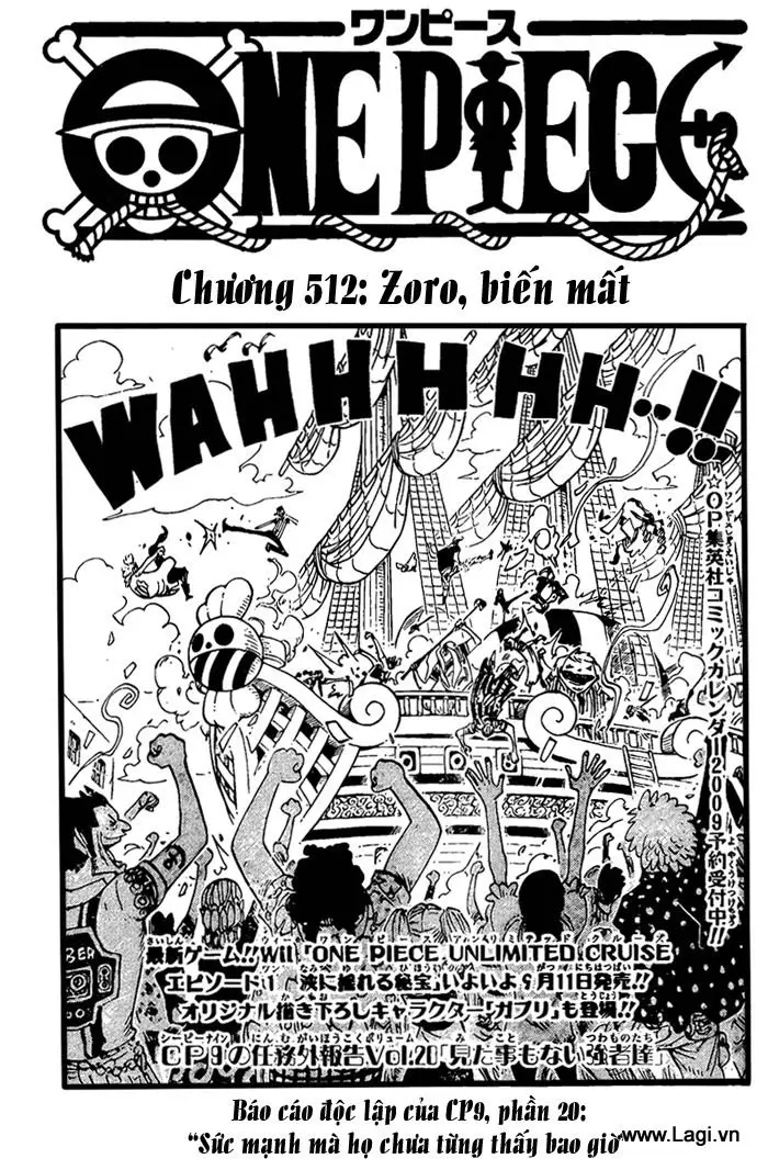 One Piece chương 512, trang 1