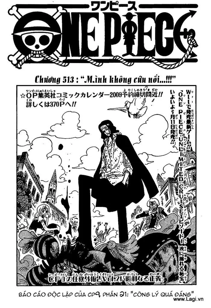 One Piece chương 513, trang 1