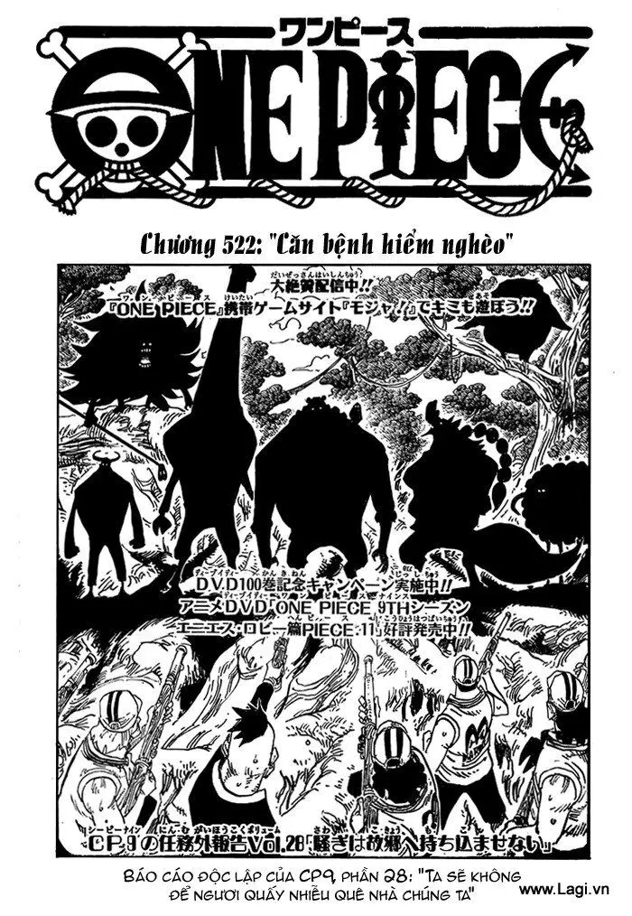One Piece chương 522, trang 1