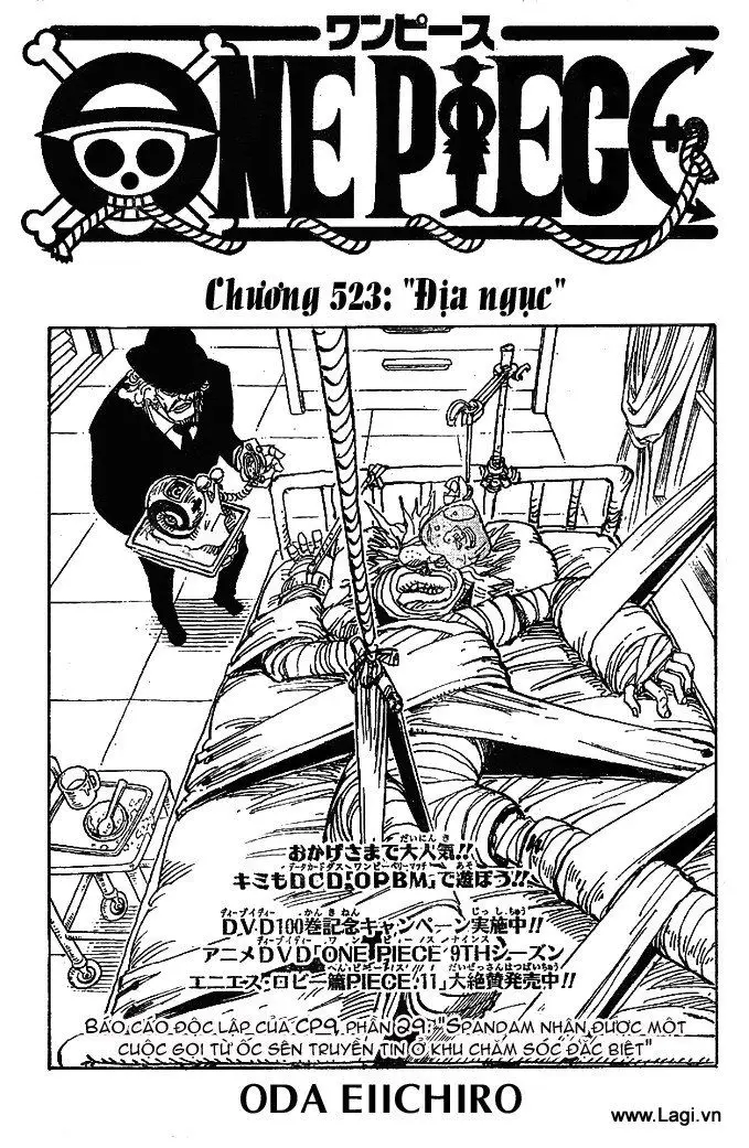 One Piece chương 523, trang 1
