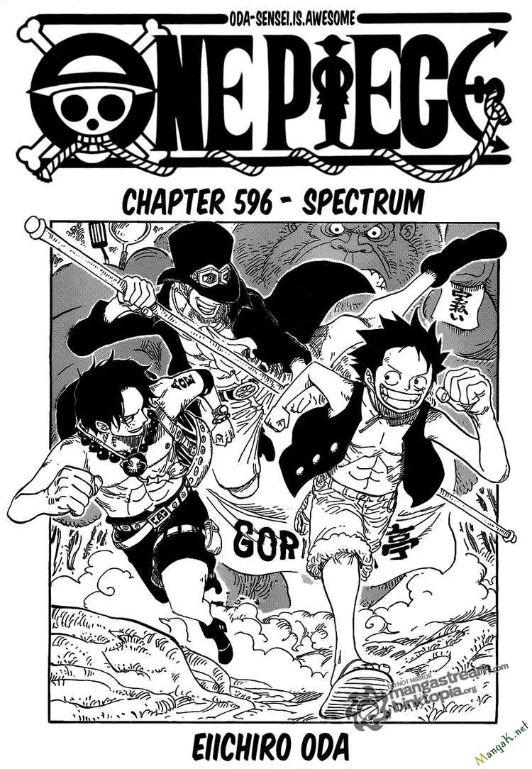 One Piece chương 596, trang 1