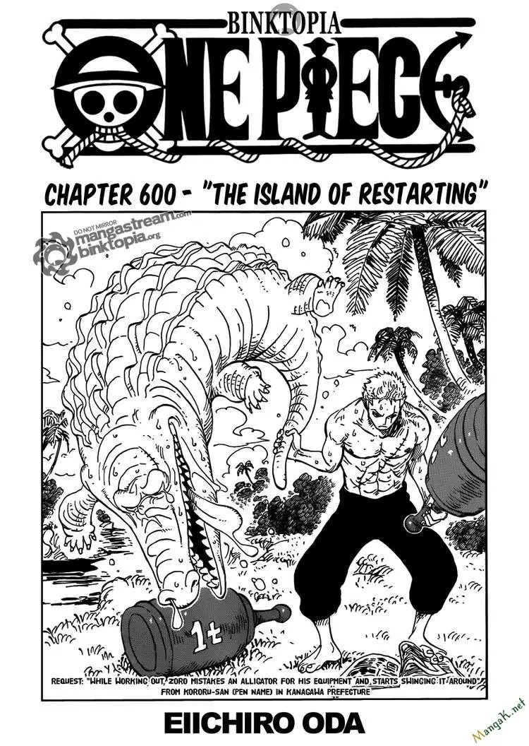 One Piece chương 600, trang 1