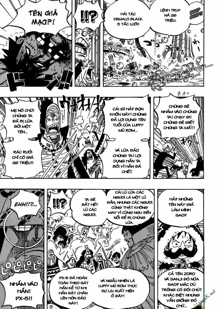 One Piece chương 601, trang 10